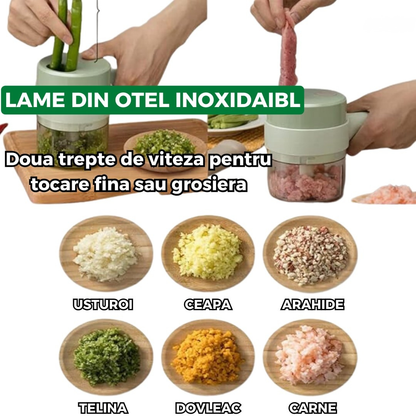 Tocator pentru Alimente, Ideal pentru Taiere Carne, Legume, Fructe, Maruntire Condimente, Portabil, Verde
