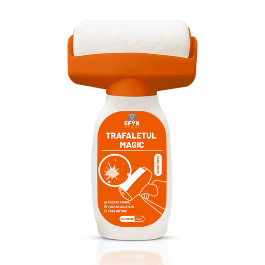 Trafalet Magic cu rezervor, reutilizabil, lavabil alb, 500ml